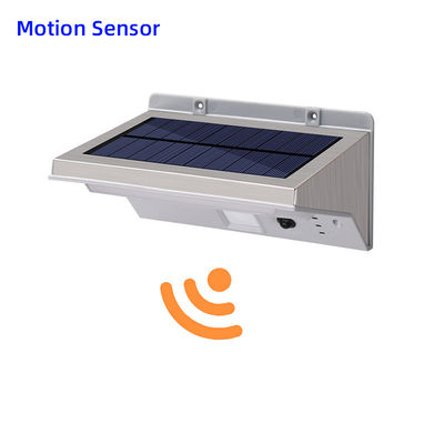 lumière Pir Outdoor Lights actionné solaire de mur de capteur solaire de 100lm/W 6000K 5V LED