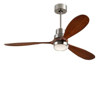 Les lames de contreplaqué du kit 3 de lumière de fan de plafond de Dimmable de moteur de C.C ont balayé la couleur d'or