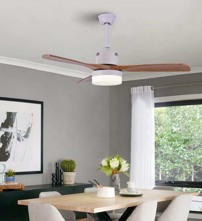 Fans de plafond à télécommande à la maison de refroidissement d'hôtel décoratif de cru avec les lumières menées