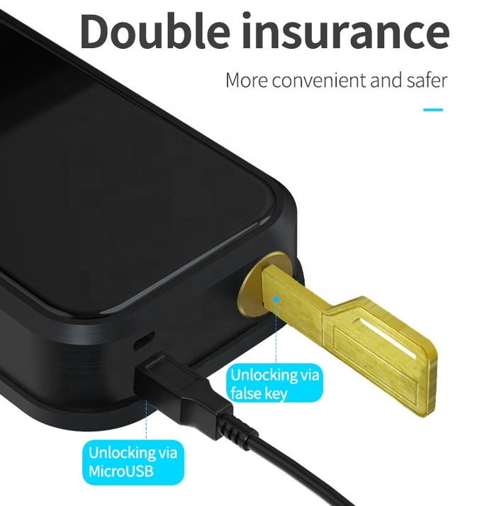serrure de porte intelligente de mot de passe de wifi d'ensemble de serrure de deadbolt de porte de tuya futé électronique de serrure 2